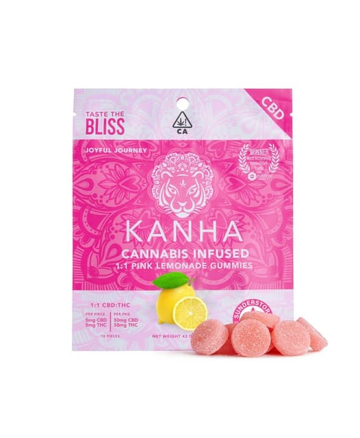 Kanha - FX - Pink Lemonade 1:1CBD:THC 200mg - Kanha - FX - Pink Lemonade 1:1CBD:THC 200mg