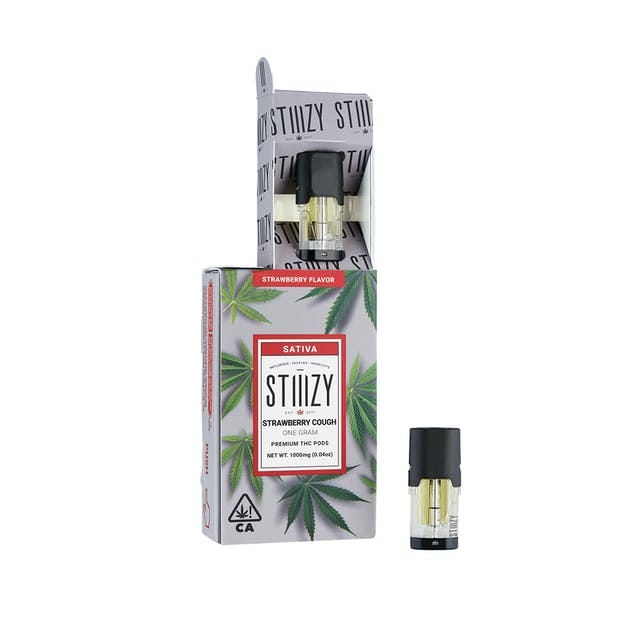 STIIIZY - Strawberry Cough Pod 1g - STIIIZY - Strawberry Cough Pod 1g