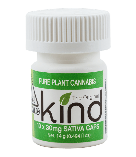 KindCaps 30mg - Sativa - 10 Pack