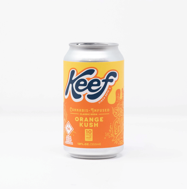 Keef Cola Orange Kush 10mg Cannabis Infused Soda