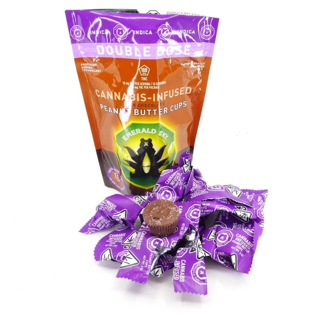 Peanut Butter Cups 10 Pack Indica 100mg