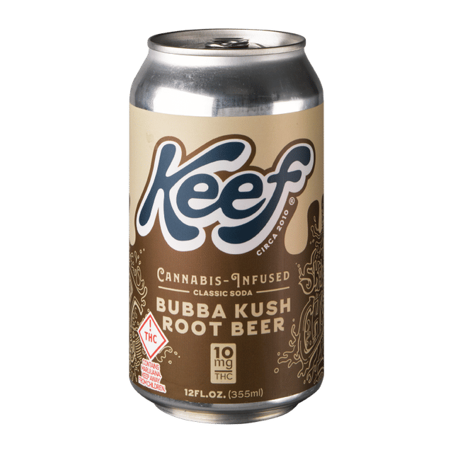 Keef Cola Bubba Kush Root Beer 10mg Cannabis Infused Soda