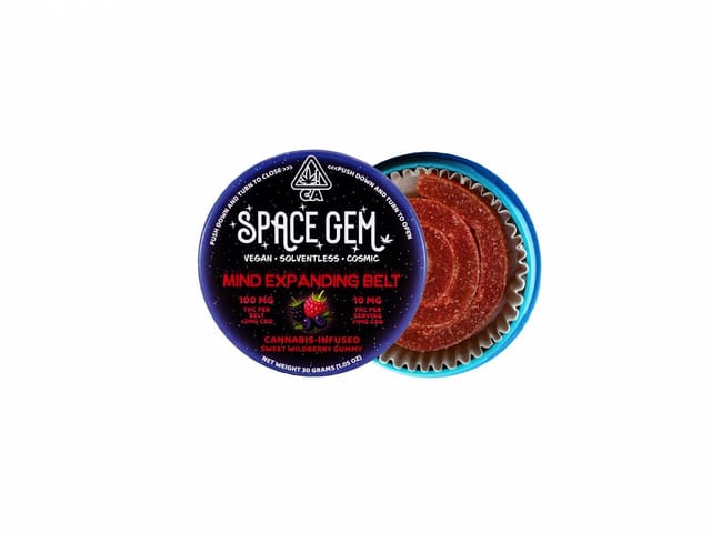 Space Gem 100MG Mind Expanding Belts - Sour Apple (I/S)