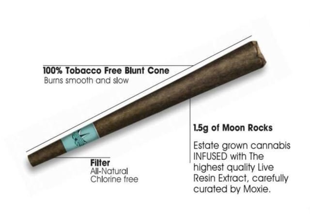 MoonRock Blunt | Blue Raspberry - 1.5g