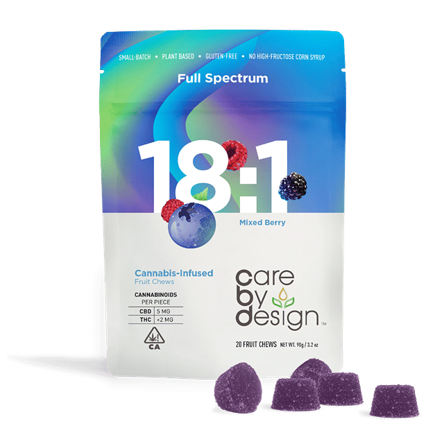 Refresh Mixed Berries CBD Rich 18:1 Gummies