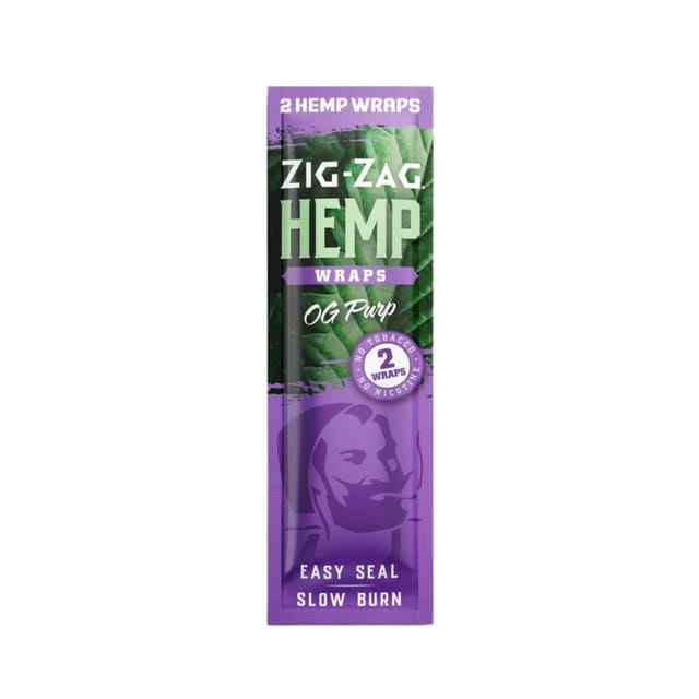 Zig Zag Hemp Wraps - OG Purp 2pk
