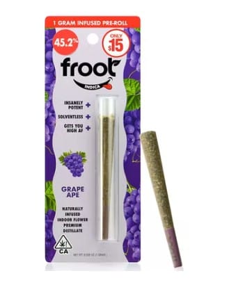 Grape Ape Infused Pre-Roll 1g