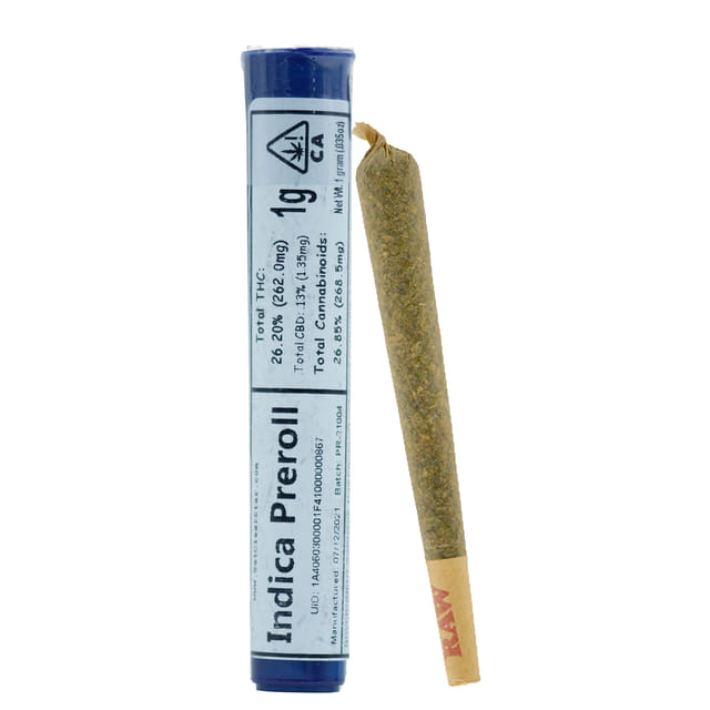 Clear Star Indica Preroll **SPECIAL PRICING** - 1g