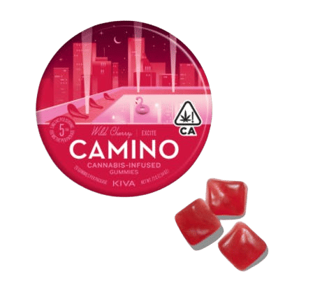Camino Wild Cherry "Excite" Gummies - 20 Gummies