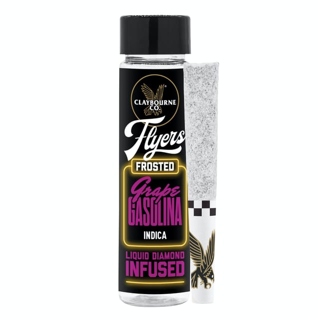 Grape Gasolina Frosted Flyers 2pk Prerolls 1g