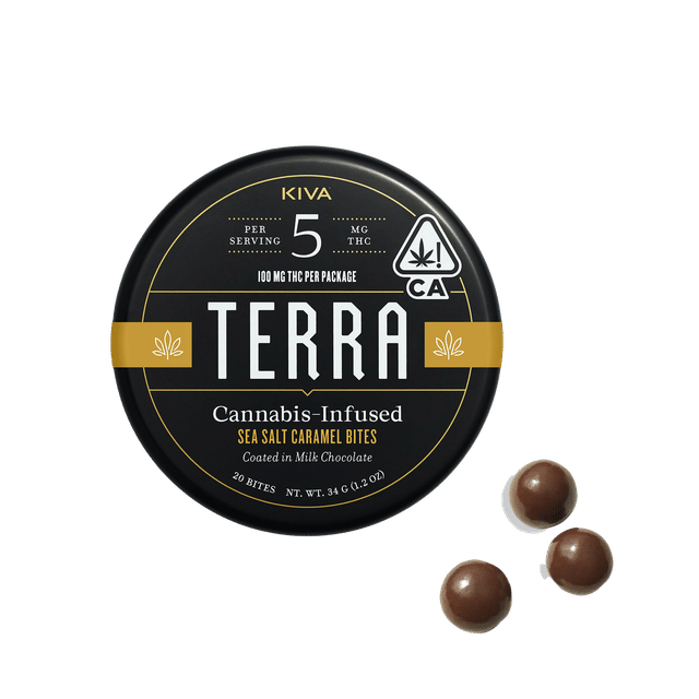 Terra Milk Chocolate "Sea Salt Caramel" Bites - 20 Piece