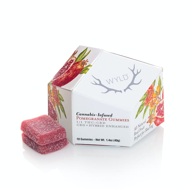 Pomegranate - Thc:Cbd - 100Mg:100Mg - 10 Pk