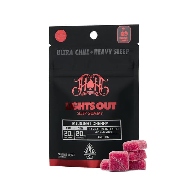 Lights Out Sleep Midnight Cherry Gummy 100mg