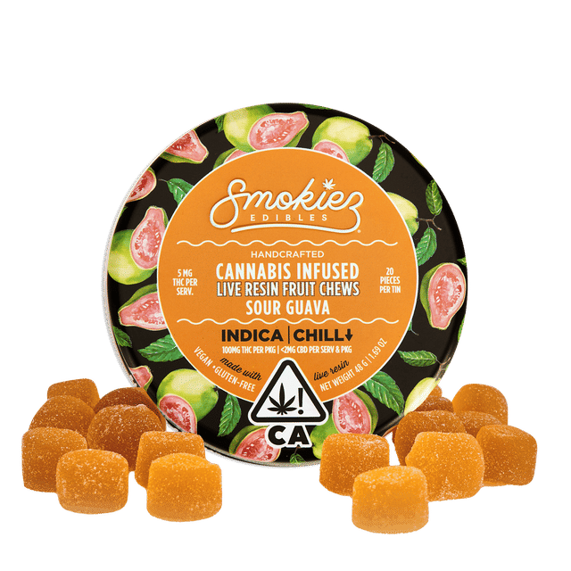 Sour Guava | 100mg Live Resin Fruit Chews - SR - 176