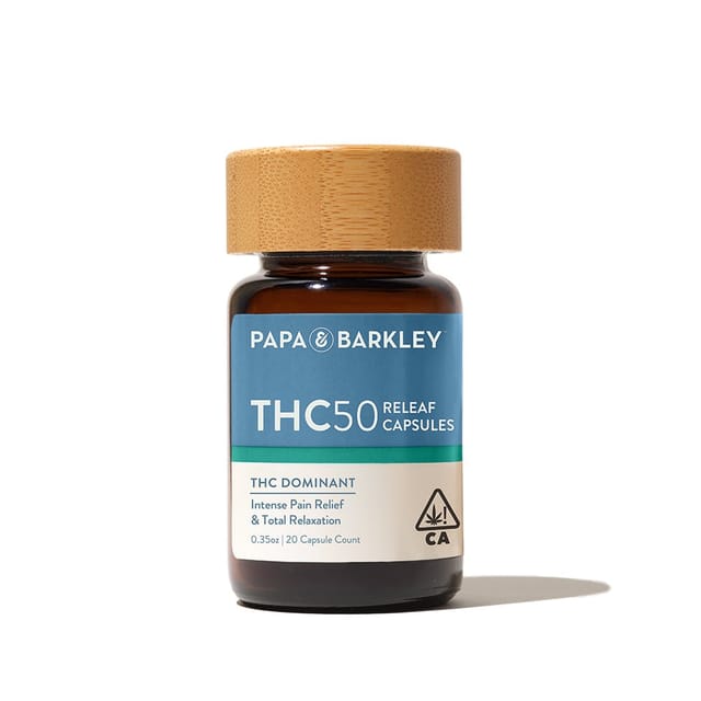 THC50 Releaf Capsules, 20ct