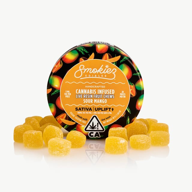 Sour Mango | 100mg Live Resin Fruit Chews - SR - 176