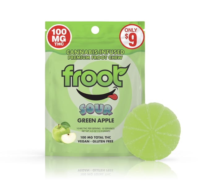 Sour Green Apple Gummy 100mg