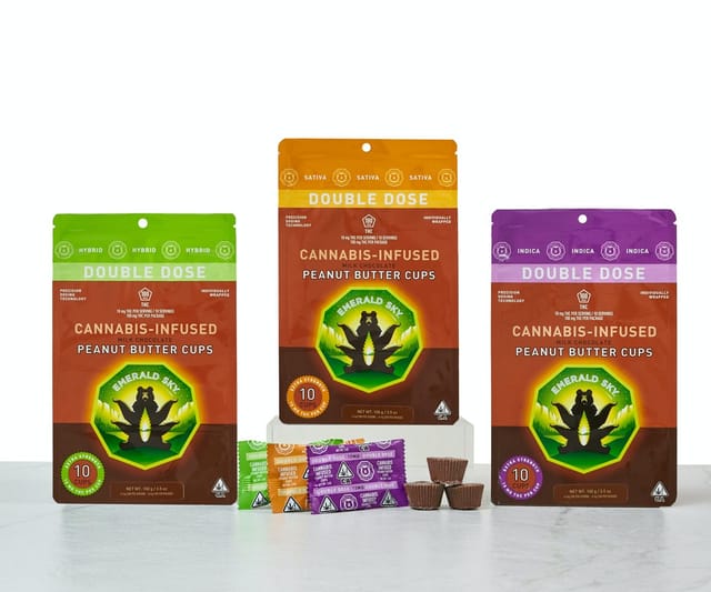 Milk Chocolate Peanut Butter Cups 100mg 10-Pack - 100mg Hybrid Milk Chocolate