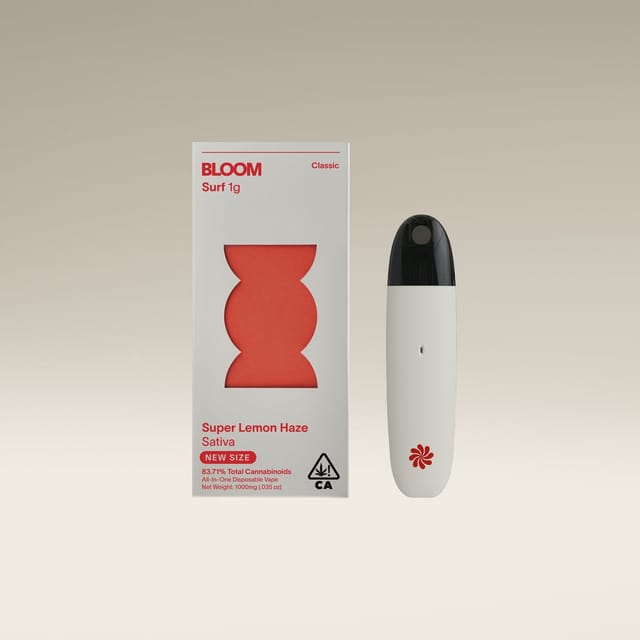 Bloom: Super Lemon Haze | Bloom Classic Surf All-In-One Disposable - 1g