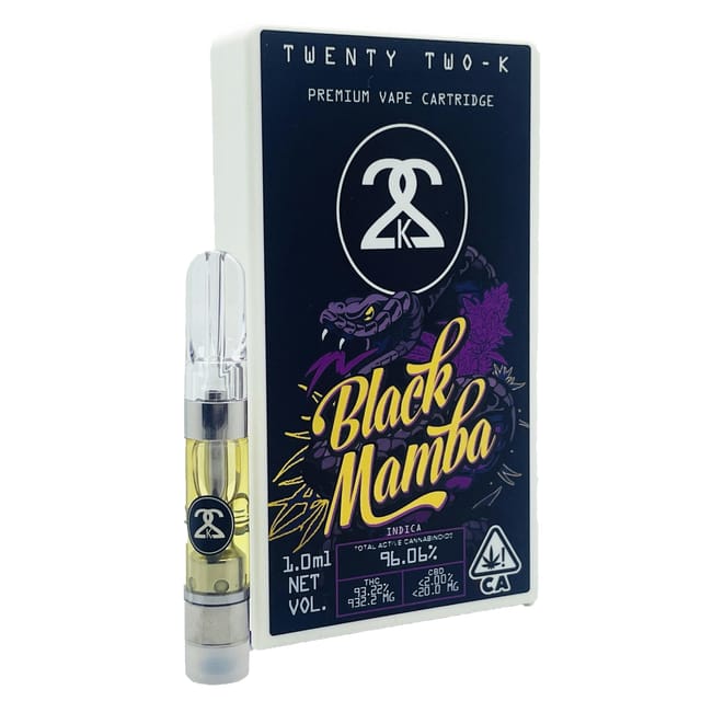 22K - Black Mamba Cart 1g - 22K - Black Mamba Cart 1g
