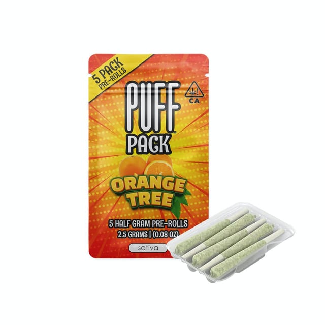 Orange Tree 2.5g 5-Preroll Pack - Preroll Pack Sativa