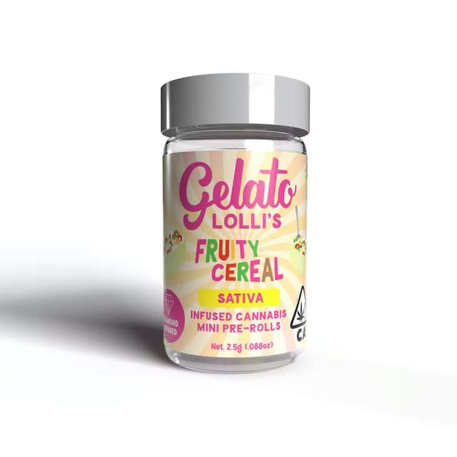 Fruity Cereal | Lolli's 5Pk x .6g Diamond Infused Prerolls