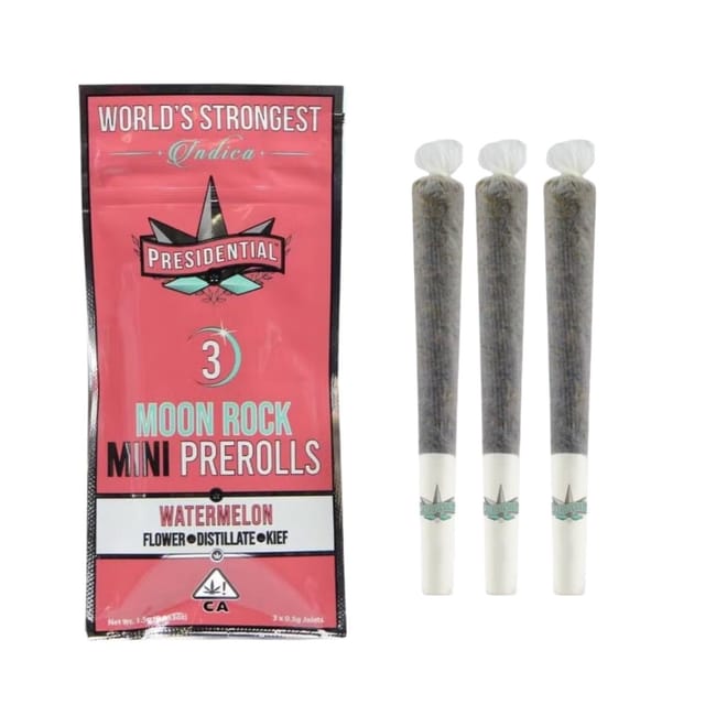 Watermelon Mini Moon Rock Preroll 3pk
