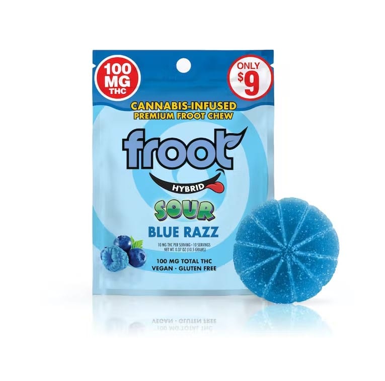 Froot: Sour Blue Razz Chew