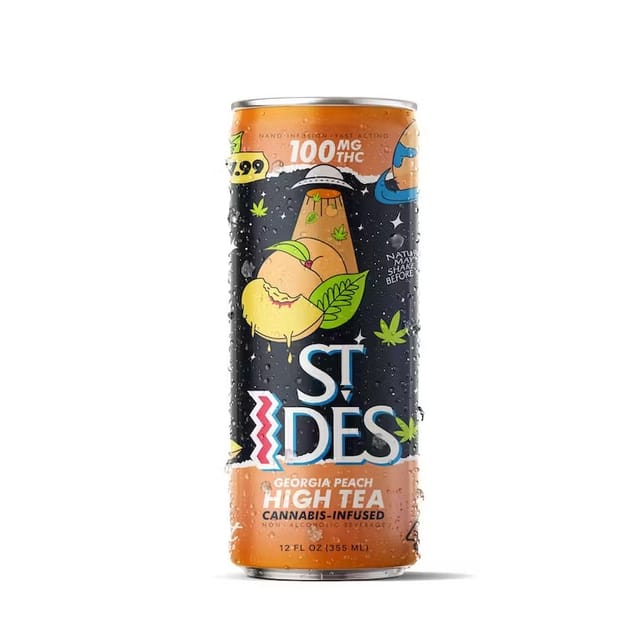 Georgia Peach High Tea St. Ides Drink 100mg