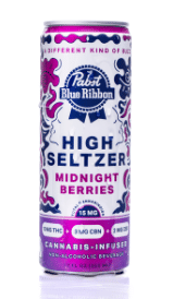Pabst Blue Ribbon - Midnight Berries 15mg Infused Seltzer - Pabst Blue Ribbon - Midnight Berries 15mg Infused Seltzer