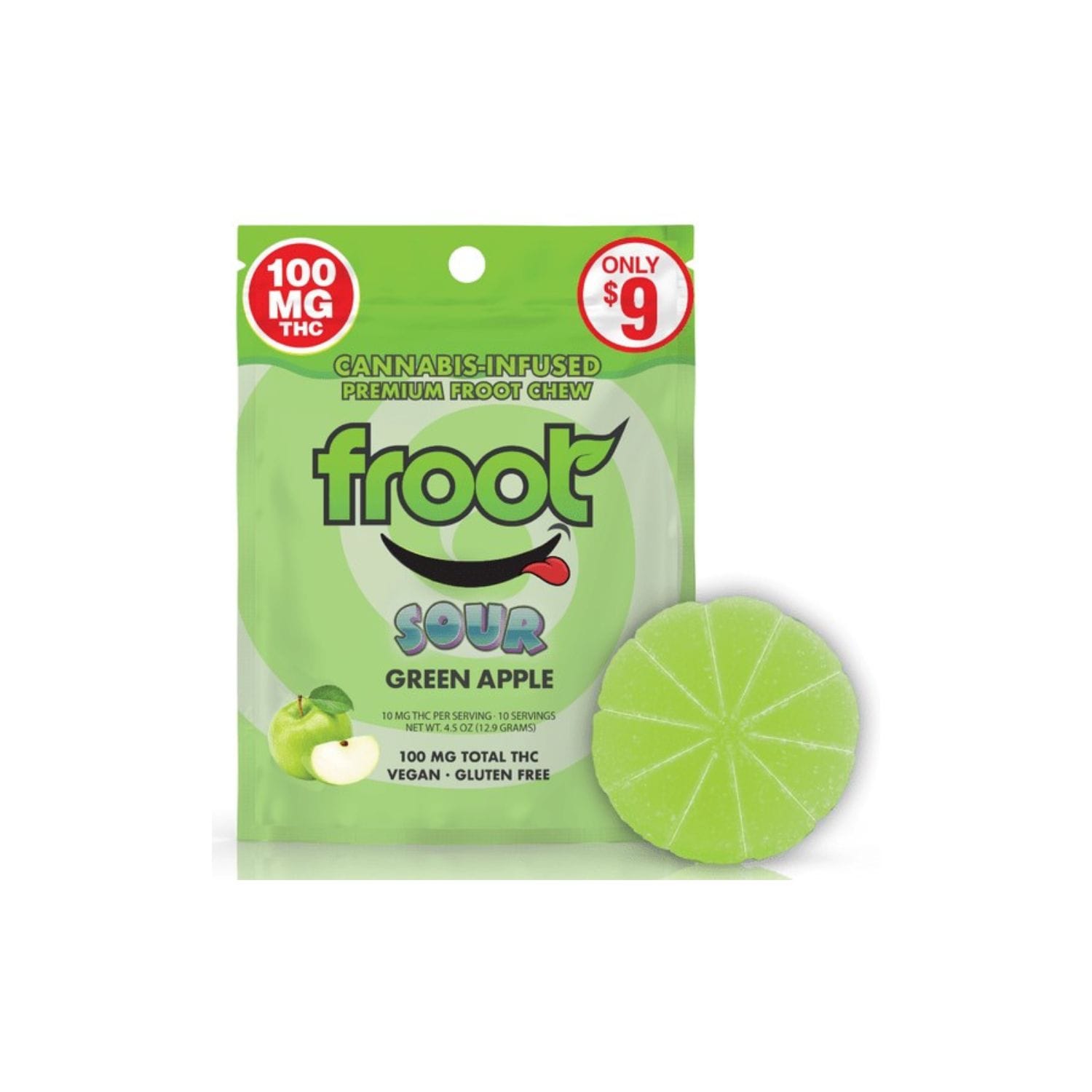 Froot: Sour Green Apple Chew