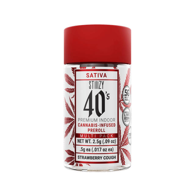 STRAWBERRY COUGH - 40's PREROLL MULTI PACK .5G