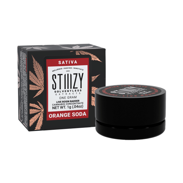 STIIIZY - Live Rosin Badder Orange Soda 1g - STIIIZY - Live Rosin Badder Orange Soda 1g