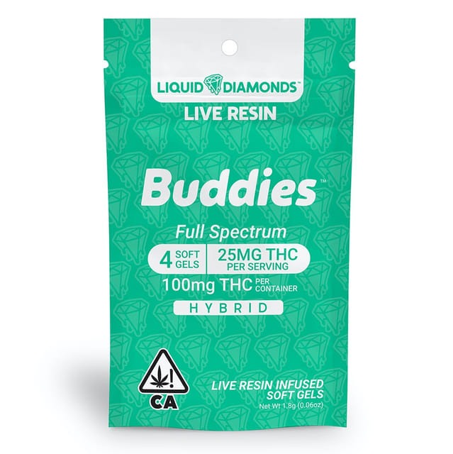 4 Count (25mg) Buddies Capsules **SPECIAL PRICING** - 4 Count (25mg) Buddies Capsules