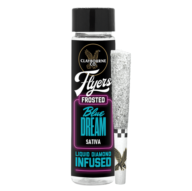 Blue Dream Frosted Flyers 2pk Prerolls 1g