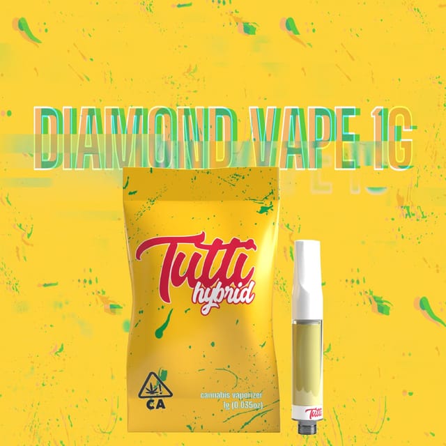 Tutti Liquid Live Diamonds Cartridge 1g - Wedding Cake (I)