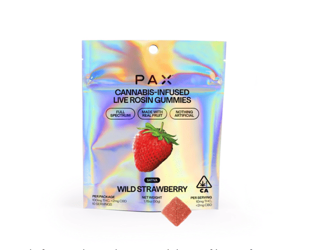 Wild Strawberry Live Rosin Gummies