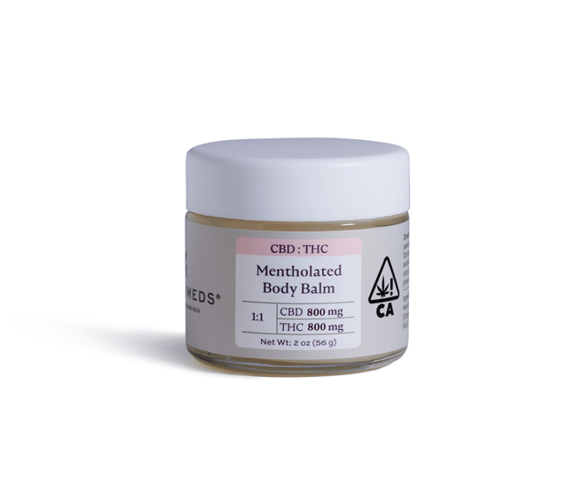 1:1 CBD:THC Mentholated Body Balm (800mg)
