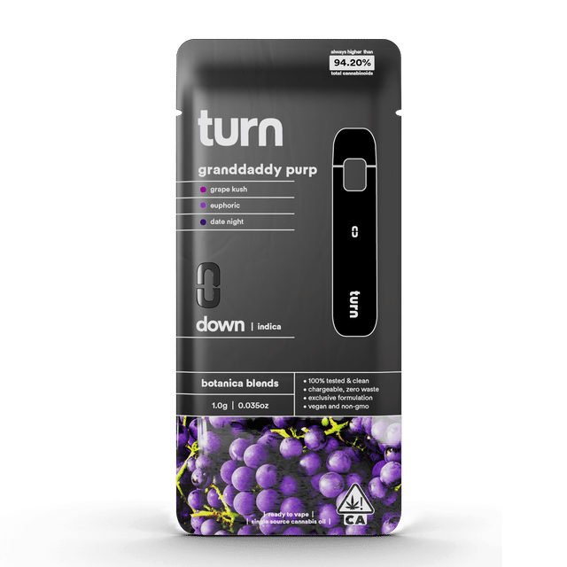Granddaddy Purp Botanica Blends Disposable 1g