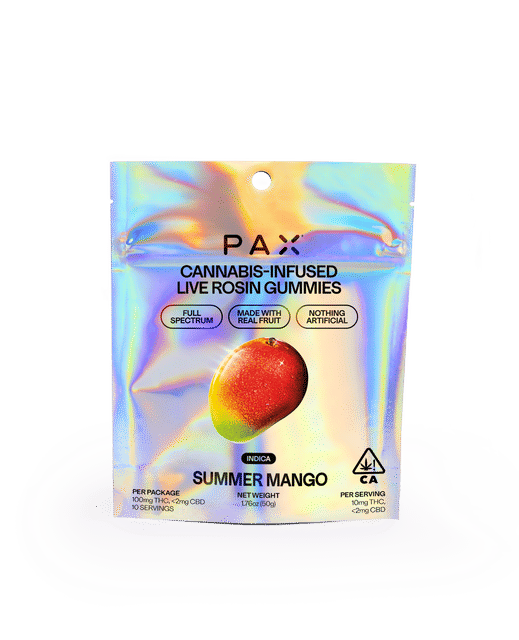 Summer Mango Live Rosin Gummies