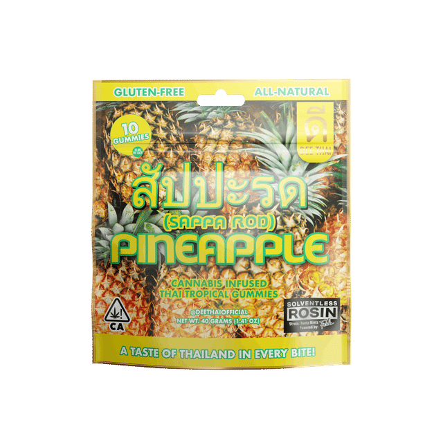 Pineapple - Solventless Rosin - Gummies - 10 Gummies