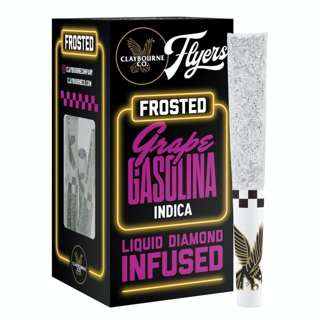 Grape Gasolina - Frosted Flyers - 5pk Infused Pre Rolls - Grape Gasolina 5pk (I)