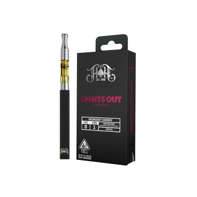 Midnight Cherry Lights Out CBN 1g Cart