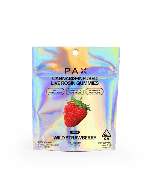 Wild Strawberry | 100mg Live Rosin Gummies