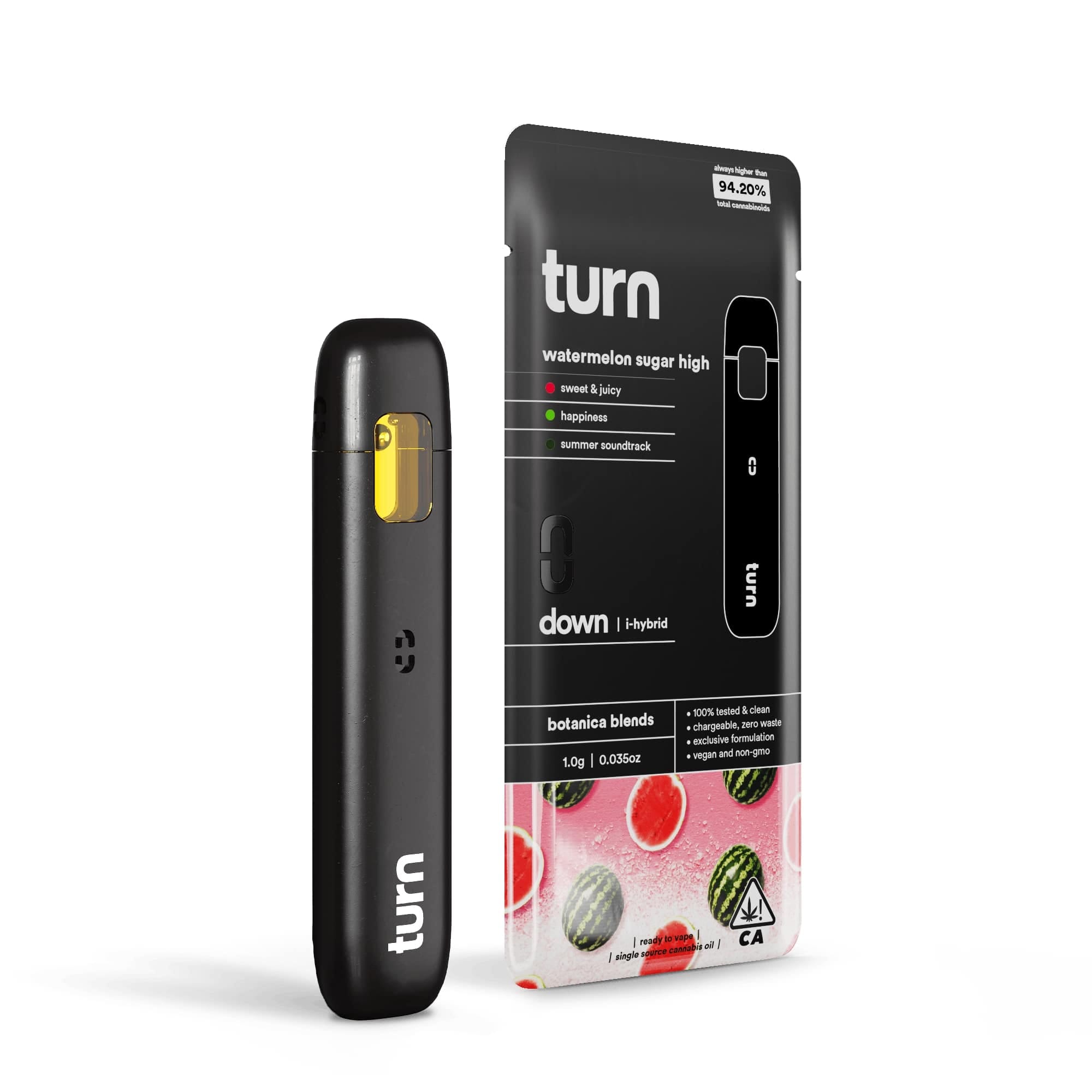 turn: Watermelon High Turn Down