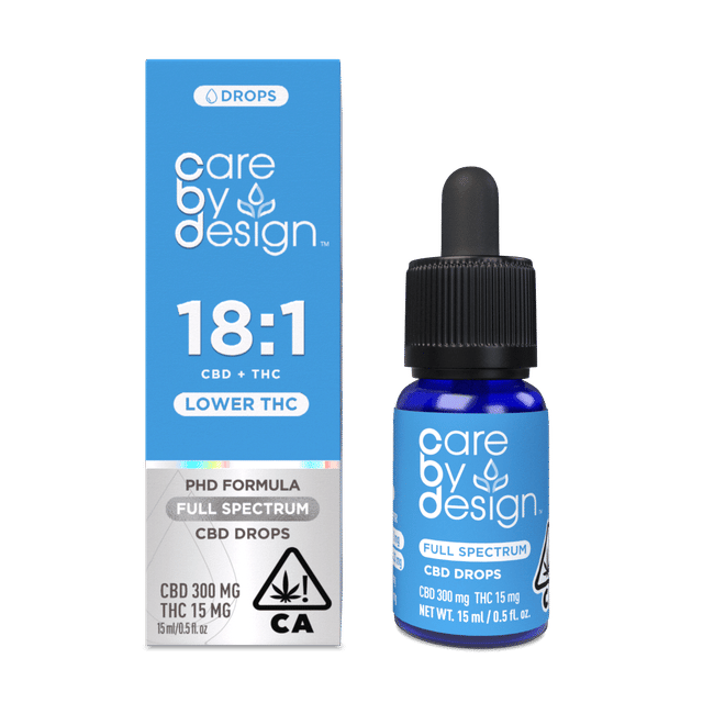 Care By Design | 18:1 Full Spectrum CBD Drops 15ml