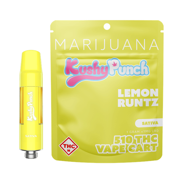 Lemon Runtz- 1G Kushy Punch 510 Vape Cart