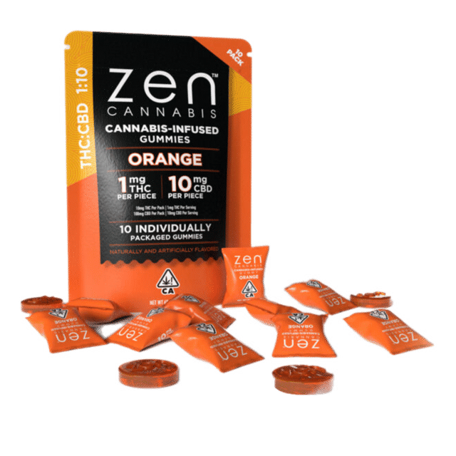 Orange 1:10 THC:CBD Gummy 10mg