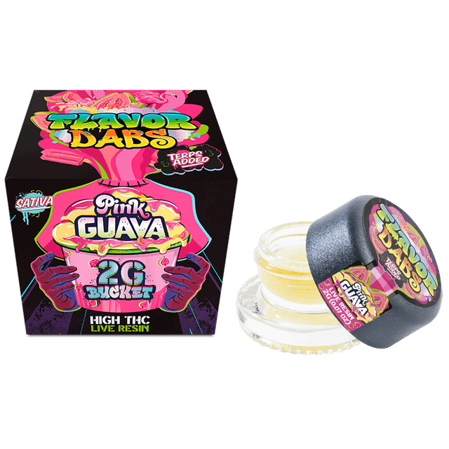 Pink Guava Flavor Dabs 2g Live Resin - 2g Sativa Live Resin