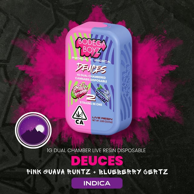 Pink Guava Runtz X Blueberry Certz AIO Dual Chamber Live Resin Vape